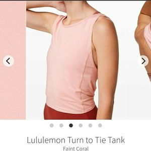 Lululemon Turn to Tie Tank